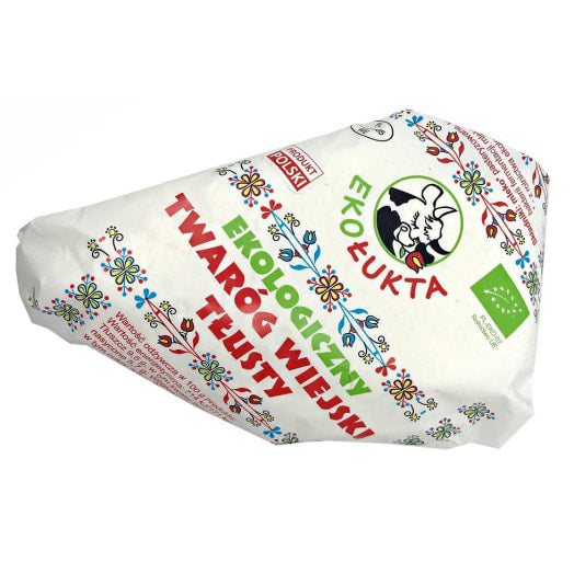 EKO ŁUKTA Twaróg wiejski klinek tłusty BIO