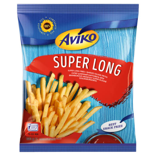 AVIKO Super Long Frytki proste mrożone