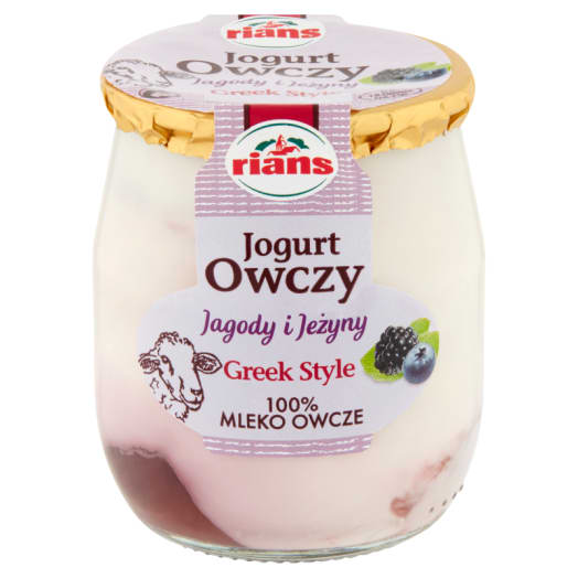 RIANS Jogurt owczy jagoda, jeżyna