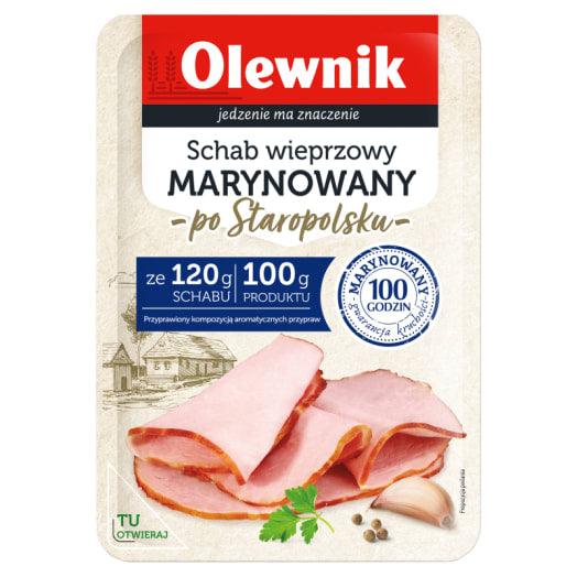 OLEWNIK Schab wieprzowy marynowany po staropolsku - plastry