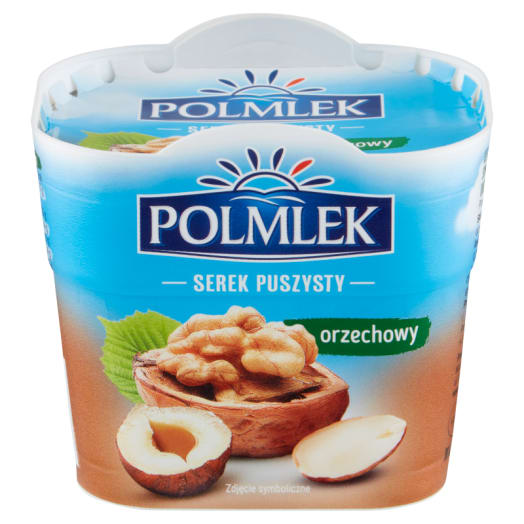 POLMLEK Serek puszysty orzechowy