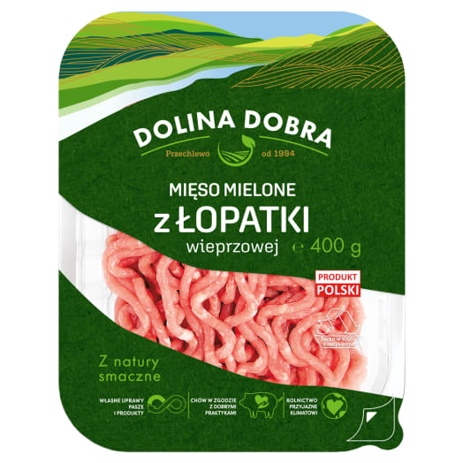 DOLINA DOBRA Mięso mielone z łopatki wieprzowej