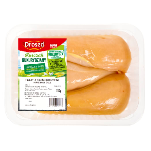DROSED Filet z kurczaka kukurydzianego klasa A (400g - 600g)