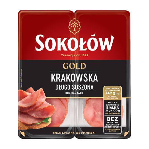 SOKOŁÓW Gold Gold kiełbasa krakowska sucha
