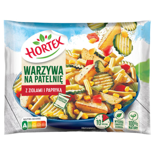 HORTEX Warzywa na patelnię z ziołami i papryką mrożone