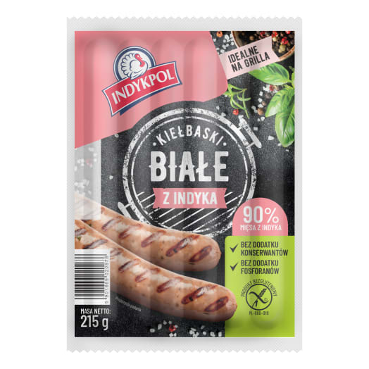 INDYKPOL Kiełbaski Białe z Indyka