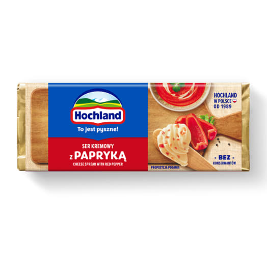HOCHLAND Ser kremowy z papryką (topiony)