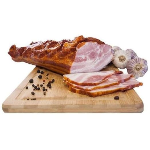 WIERZEJKI Boczek wędzony surowy - plastry