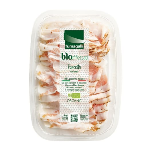 Fumagali Pancetta- boczek wieprzowy dojrzewający w plastrach BIO