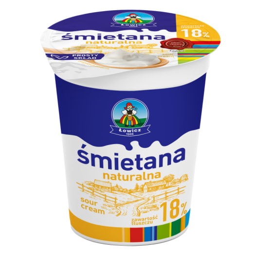 OSM ŁOWICZ Śmietana 18% Łowicka