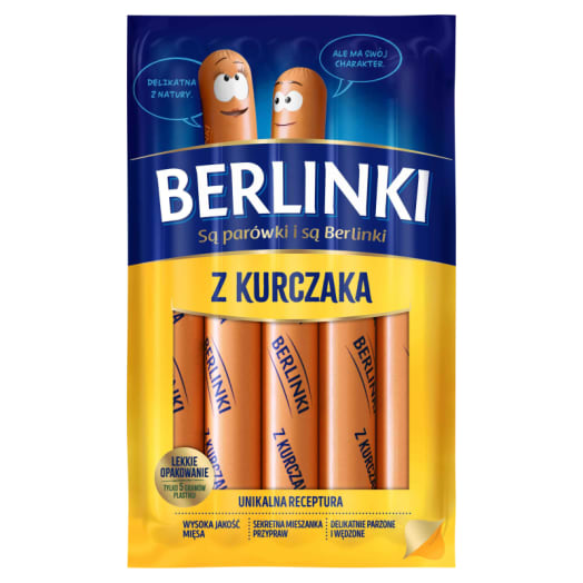 MORLINY Berlinki Parówki z kurcząt