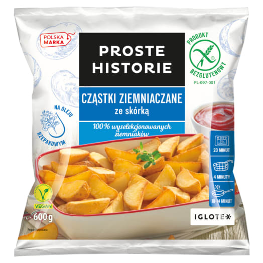 PROSTE HISTORIE Cząstki ziemniaczane ze skórką