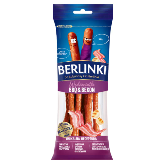 Berlinki Kabanosy berlinki bekon bbq