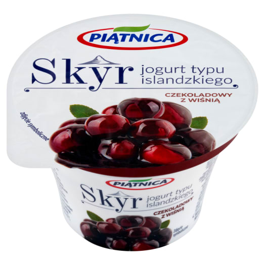 PIĄTNICA Skyr jogurt typu islandzkiego czekolada z wiśnią