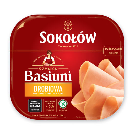 SOKOŁÓW Szynka Basiuni drobiowa