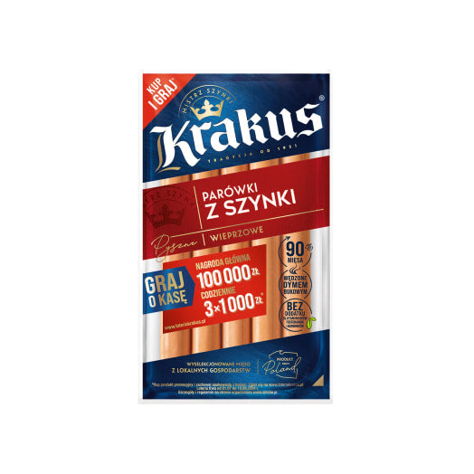 KRAKUS. Parówki z szynki
