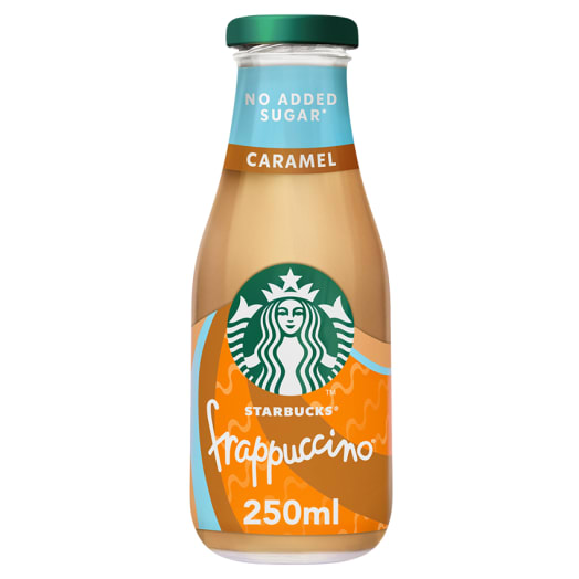 STARBUCKS Frappuccino Caramel - mleczny napój kawowy o smaku karmelowym bez cukru