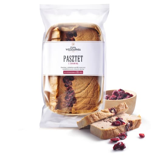 OLEWNIK STARA WĘDZARNIA Pasztet z żurawiną