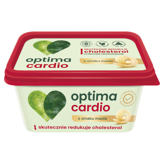 OPTIMA Cardio Margaryna roślinna z dodatkiem steroli roślinnych o smaku masła